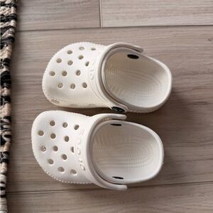 CROCS Kids Classic White Shoes